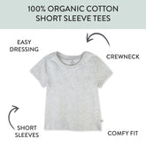 20-Pack Organic Cotton Short Sleeve T-Shirts Bundle